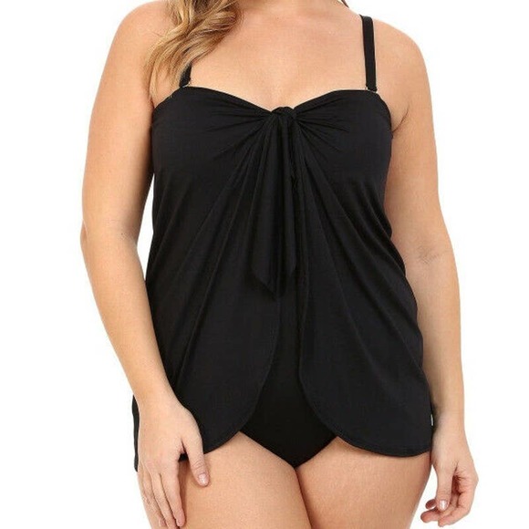 Lauren Ralph Lauren Swim Lauren Ralph Lauren Black Flyaway Tummy